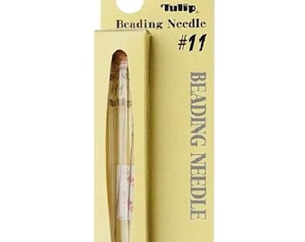 TULIP® Needles, Size 11, 4 needles, corked clear vial, flexible and strong