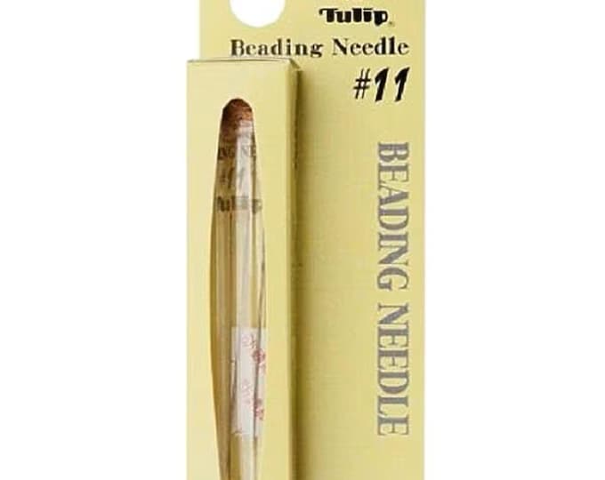 Featured listing image: TULIP® Needles, Size 11, 4 needles, corked clear vial, flexible and strong