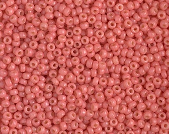 11-4464 DC Opaque Light Watermelon dyed MIYUKI 11/0 Seed Bead 10 grams (approx 1100 beads)