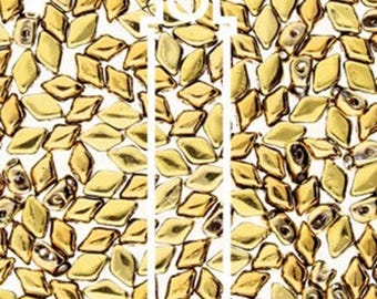 MINI GEMDUO Czech beads, various colors (Use Dropdown for color choices), approximately 8.5GM/pre-tubed