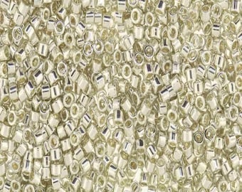 DB0035 Galvanized Silver, Delica Miyuki Cylinder beads, 11/0, metallic finish, 8 grams