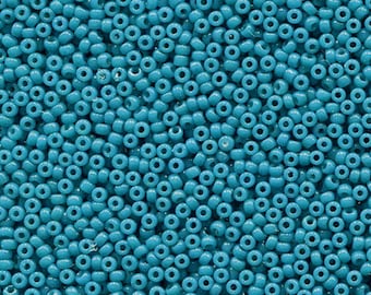 Miyuki 4483 Duracoat Opaque Azure seed beads, Choose size from drop below