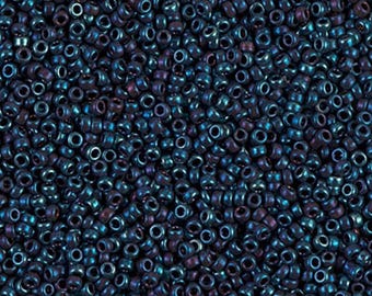 Miyuki 1959 Metallic Blue Iris 11/0 seed beads, 10 grams (limited quantity)
