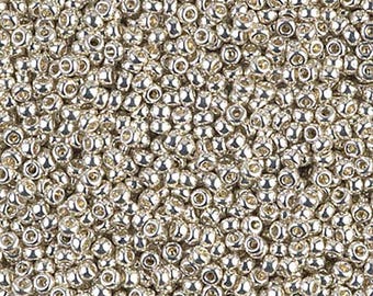 Miyuki 1051 Galvanized Silver 11/0 Seed Beads 10 grams
