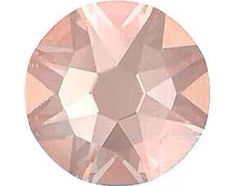 Swarovski Dusty Pink Delite Crystal: Chaton 39ss or Rivoli (Choose Size & Quantity)