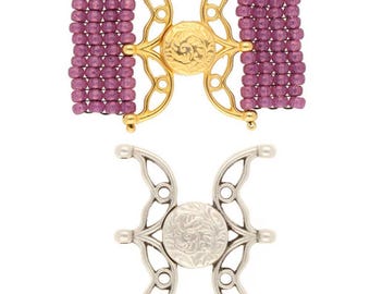 CYMBAL™ Volakas III-8/0 Magnetic Clasp, Silver or Gold Plated