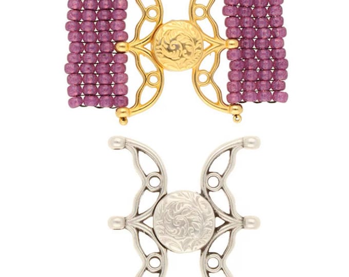 Featured listing image: CYMBAL™ Volakas III-8/0 Magnetic Clasp, Silver or Gold Plated