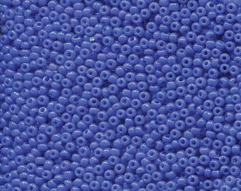 Miyuki 417 OP Periwinkle blue 11/0 seed beads, 10 grams