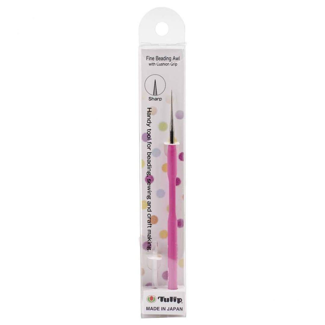 TULIP® PINK Fine Beading Awl With Cushion Grip Includes Safty Etsy