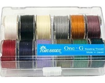 TOHO One G Nylon Beading Thread: 50-Yard Spool, Various Colors