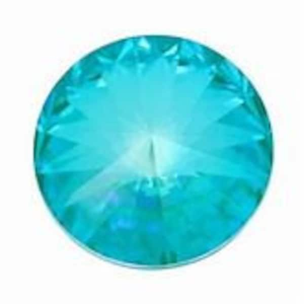 Swarovski LAGUNA DELITE Crystal: Chaton 1088/39ss - 12 pcs; Rivoli 1122/12 or 14mm - 4 pcs ~ Choose item and quantity from dropdown