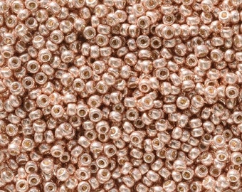 11-5103 DC GALVANIZED Bright Copper MIYUKI 11/0 Seed Bead 10 grams (approx 1100 beads)