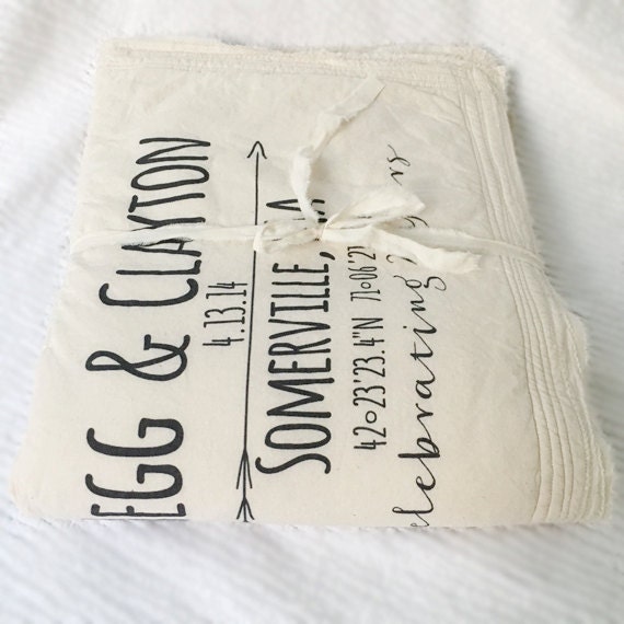 blankets and throws engagement gift couples blanket Etsy