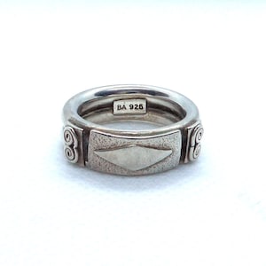 Vintage Suarti 925 Sterling Silver Artisan Crafted Band Ring Size 6