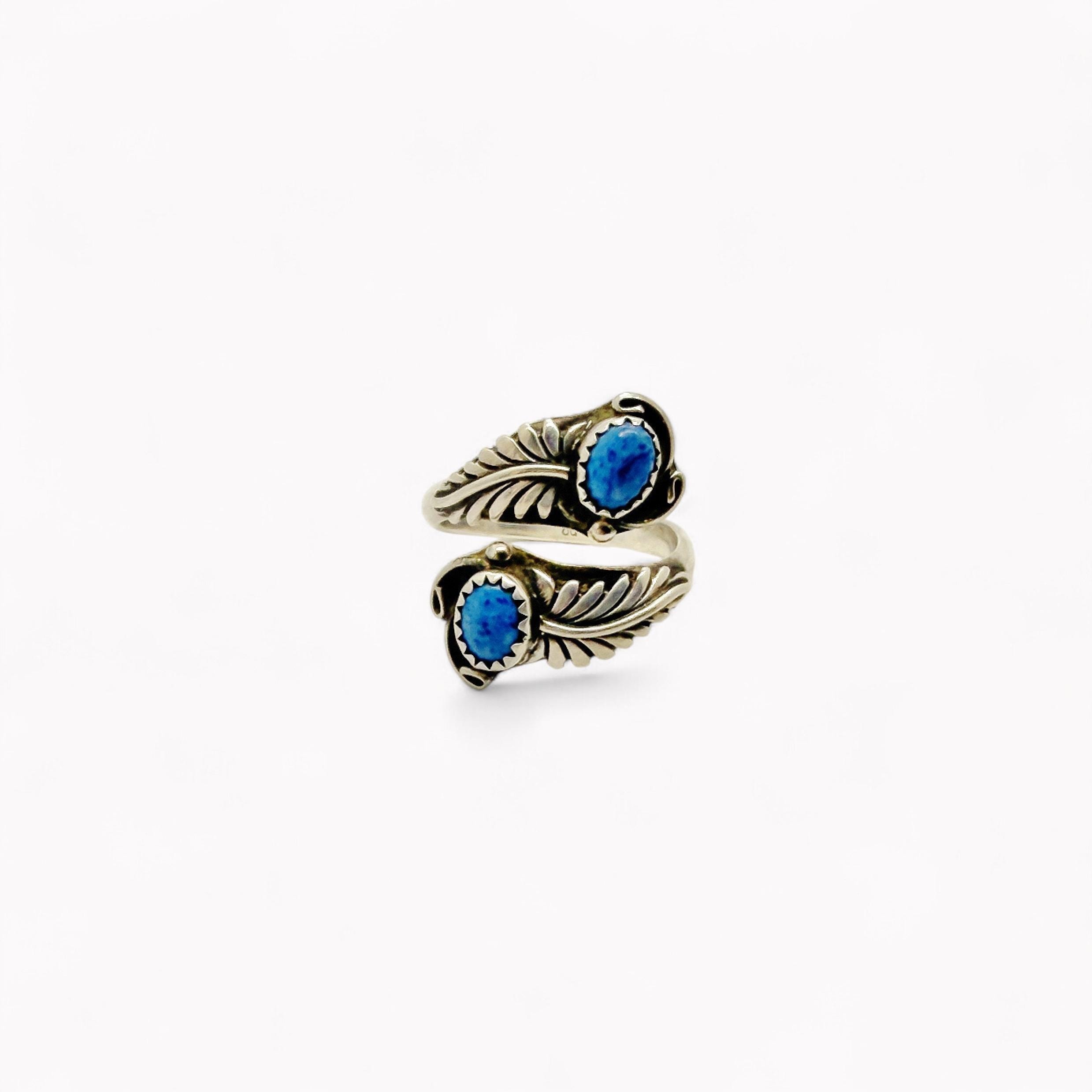 【ET】R.B turquoise SILVER 925 Indian Vintage large marked RB 925 Navajo sterling silver