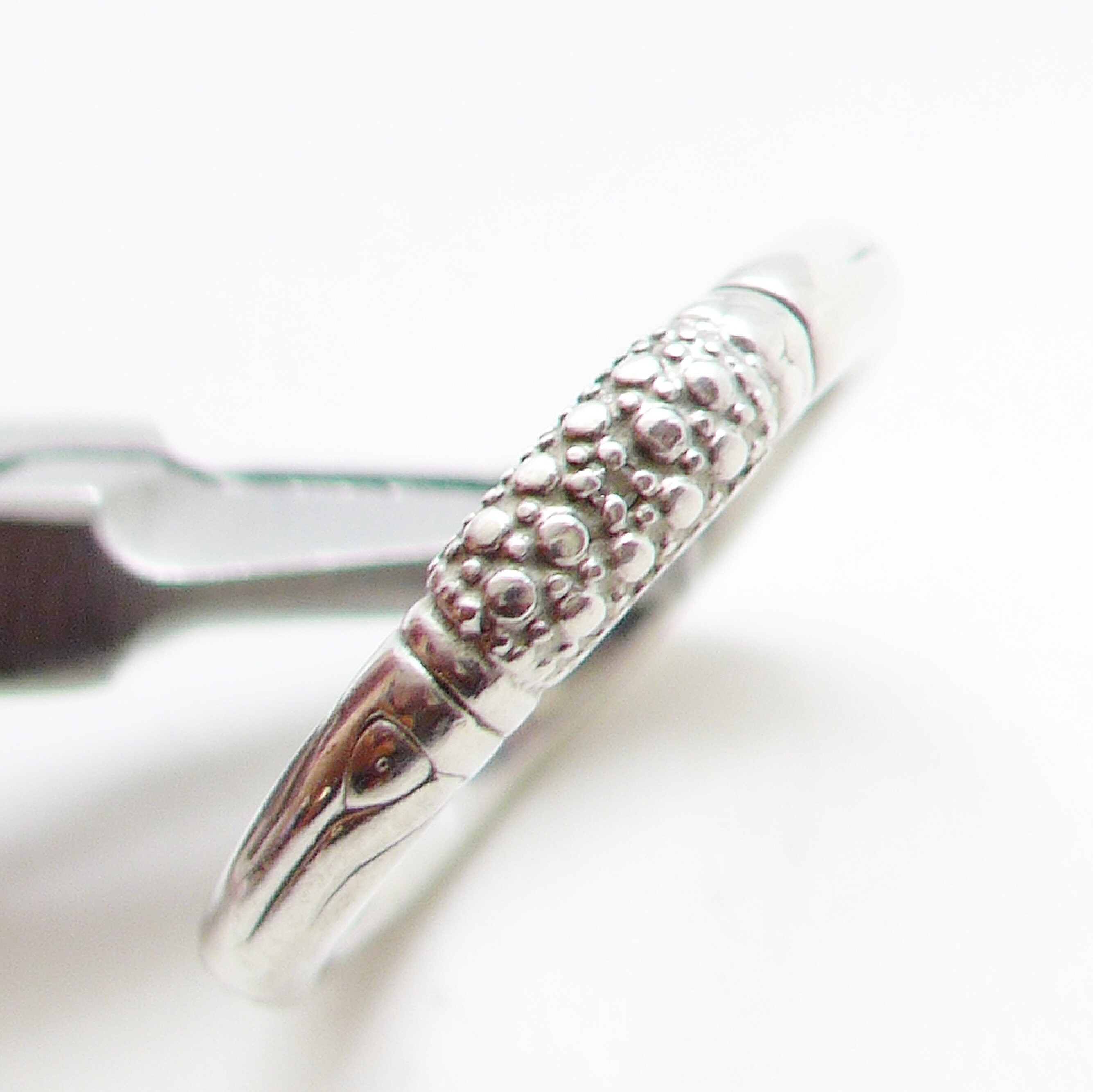 Vintage KYJ King Yu Sterling Silver 925 Bamboo Style Diamond