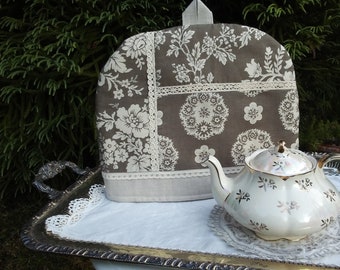 Linen and Cotton  "French General" Tea Cozy