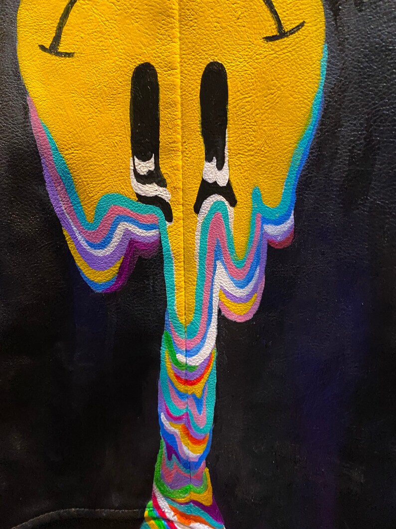 Custom Painted Izinfinite Drip Jacket Etsy