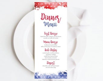 Editable Labor Day Menu Card Template, Printable Labor Day Menu, Labor Day BBQ Menu, Labor Day Lunch Menu, Labor Day Breakfast Card L1 L3