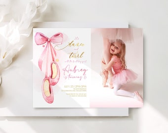 EDITABLE Ballerina Birthday Invitation Ballerina Invitation Ballet Birthday Minimalist Ballerina Birthday Tutu Birthday Tutu Invitation BL1