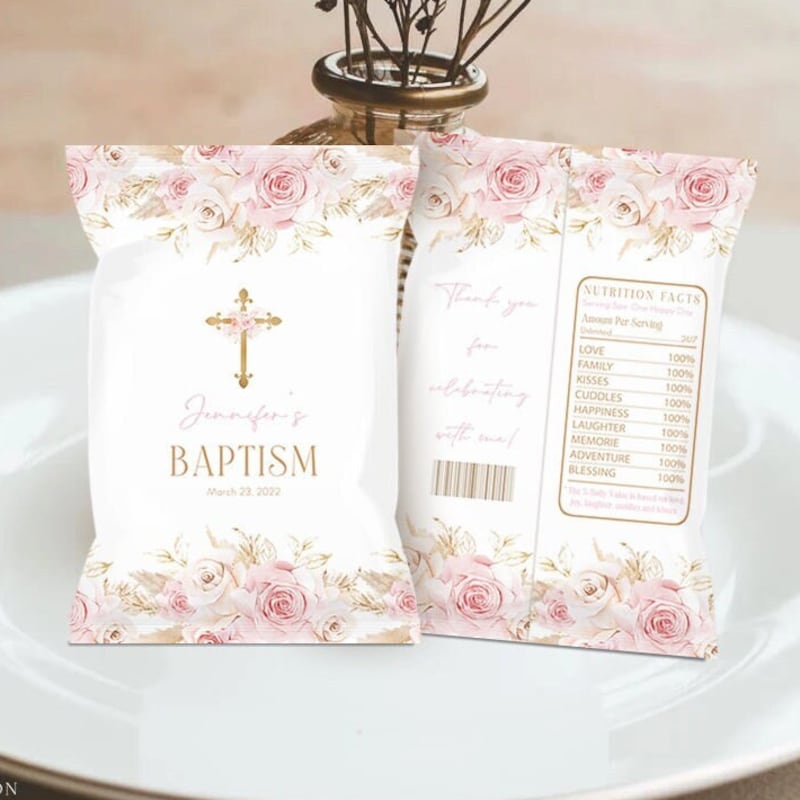 Christening Chips Bags Etsy Christening Chips Bags Etsy