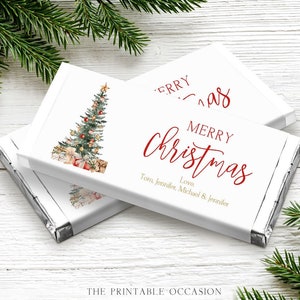 Christmas Candy Bar Wrappers Christmas Candy Bar Labels Christmas Stocking Stuffers Christmas Candy Wrappers, Christmas Candy Labels T2C