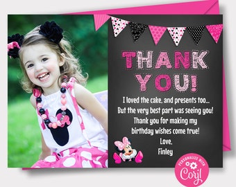 Purple Minnie Glitter Note Cards /& Address Labels