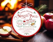 EDITABLE Hot Apple Cider Bomb Tag, Printable Christmas North Pole Hot Apple Cider Bomb Tag, Hot Apple Cider Bomb Tags Instant Download