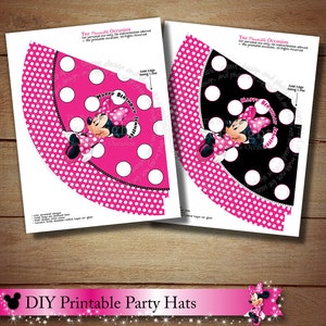 Light Pink Polka Dots Personalized Minnie Mouse PRINTABLE Centerpiece Set Any Age DIY Minnie Mouse Centerpiece Printables