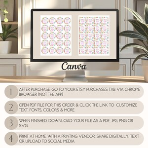 Printable Sweet Shoppe Candy Birthday Gift Tags Editable Favor Tag ...