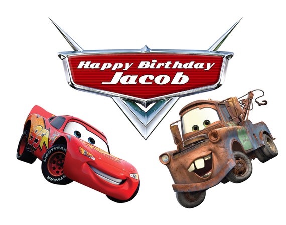 Disney CARS Balloon Stickers Gift Tags or Iron On - Cars Party Favor For Birthday Party To Match Disney Cars Il_570xn