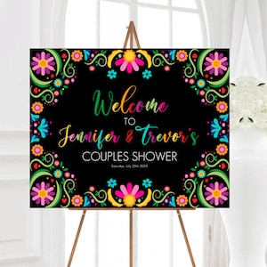 Fiesta Wedding Welcome Sign, Fiesta Party Welcome Poster, Mexico Theme Wedding Welcome Sign, Fiesta Shower Welcome EDITABLE Template FE4