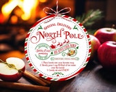 EDITABLE Hot Apple Cider Bomb Tag, Printable North Pole Hot Apple Cider Bomb Tag, Christmas Hot Apple Cider Bomb Tags Instant Download