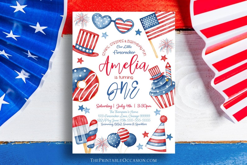 pictures of 4th of july birthday