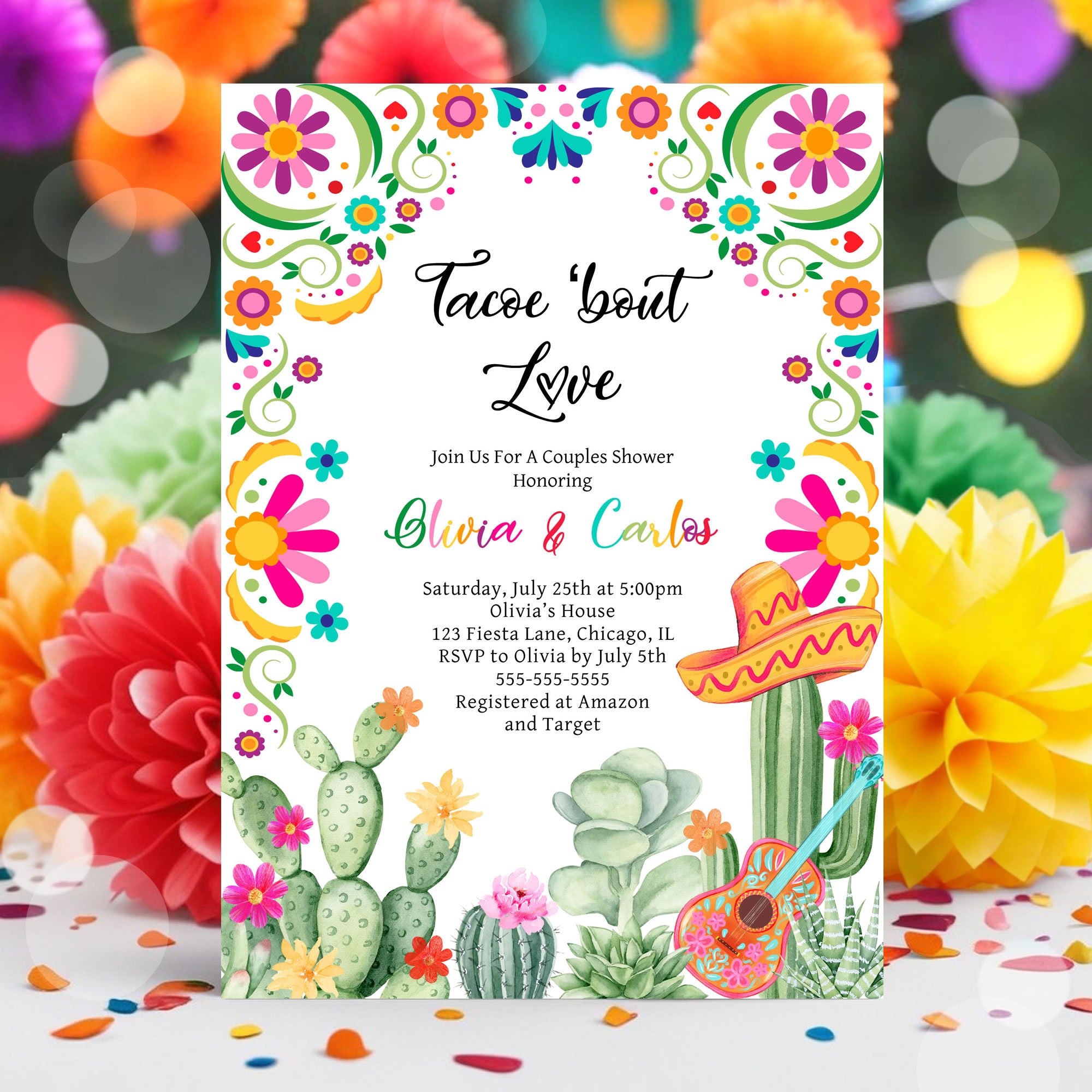 Editable Taco Bout Love Fiesta Couples Shower Invitation Taco Bout Love Engagement Party Mexican Engagement Fiesta Instant