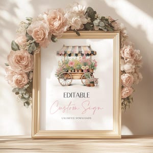 Off The Market Brautdusche Benutzerdefiniertes Zeichen Brautduschenschild Farmer Marktzeichen Shes Off The Market Blumenladen Brautdusche Dekor Canva FC1