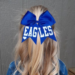 Eagles Bow Customize Personalize Team School Bow Bulk Bow