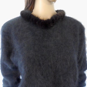 Angora Rabbit Fur Sweater Etsy