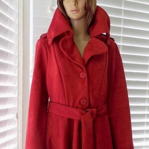 Suede wrap coat online