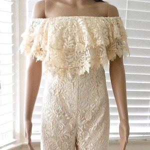 Cream lace jumper store