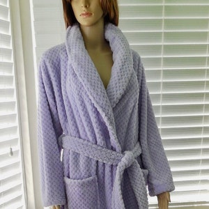 Carole Hochman Ladies' Plush Wrap Robe (Light Purple, Small