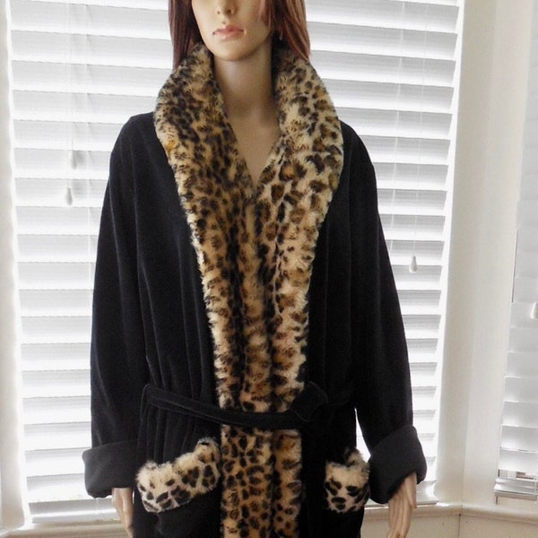 Plus Size Fur Robe Etsy