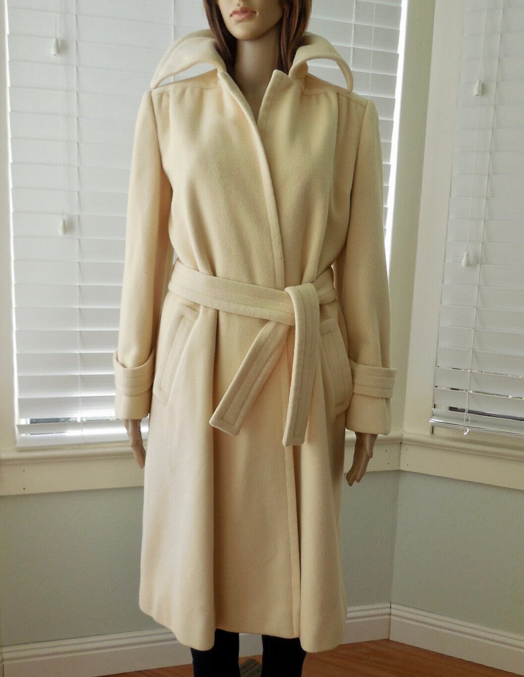 ジャケット・アウター Fabric in Italy Cashmere Super Long Coat