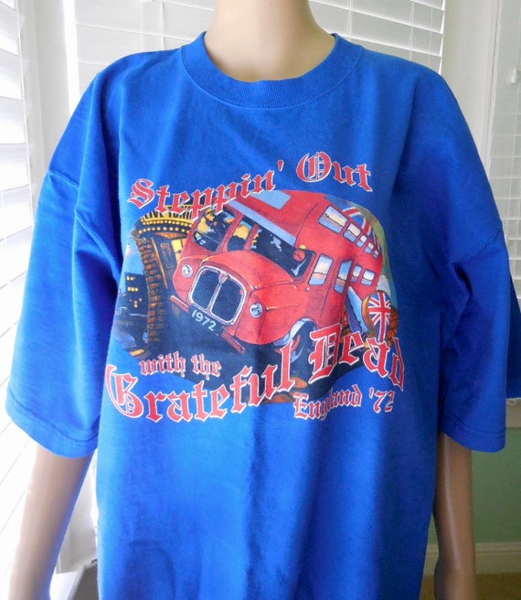 Vintage GRATEFUL DEAD 1972 England Concert Tour Concert Tour Shirt