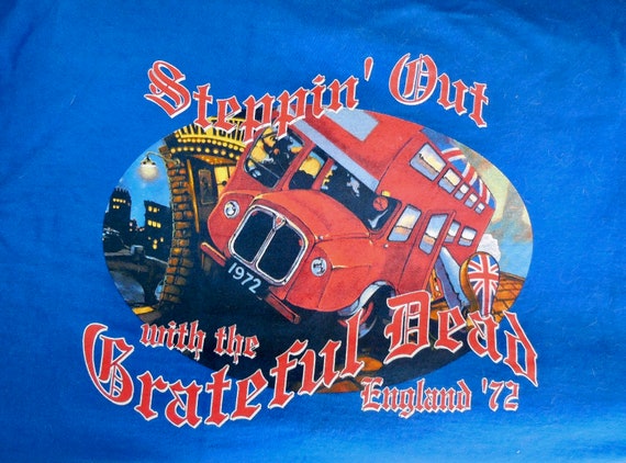 70s GRATEFUL DEAD Concert Shirt 70s Tour Shirt Or… - image 8