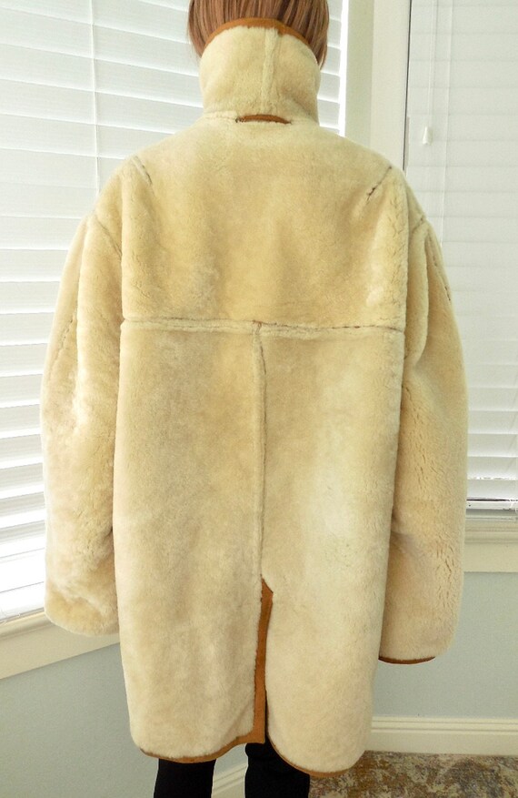 Vintage SHEARLING RANCHER Jacket Mens Suede Jacke… - image 10