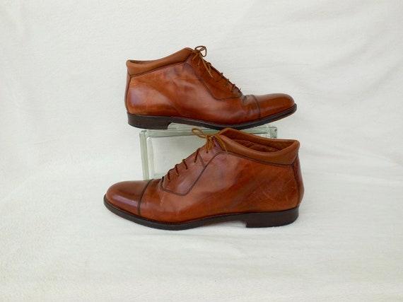 Mens ANKLE Boots JOHNSTON MURPHY Brown Leather Boo