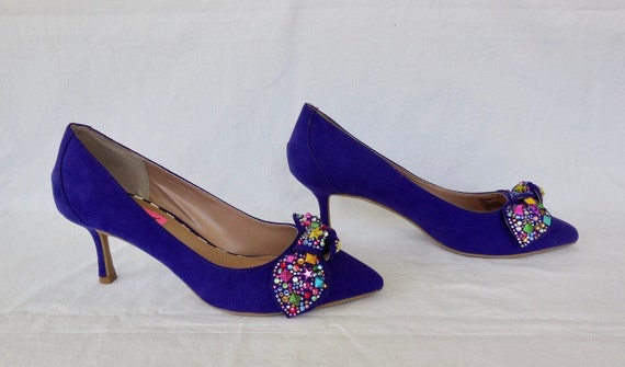 RESERVED Pumps BETSEY JOHNSON Embellished High He… - image 7