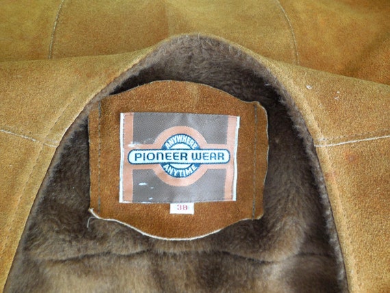 Mens SUEDE Leather Vest PIONEER WEAR Suede Vest F… - image 10