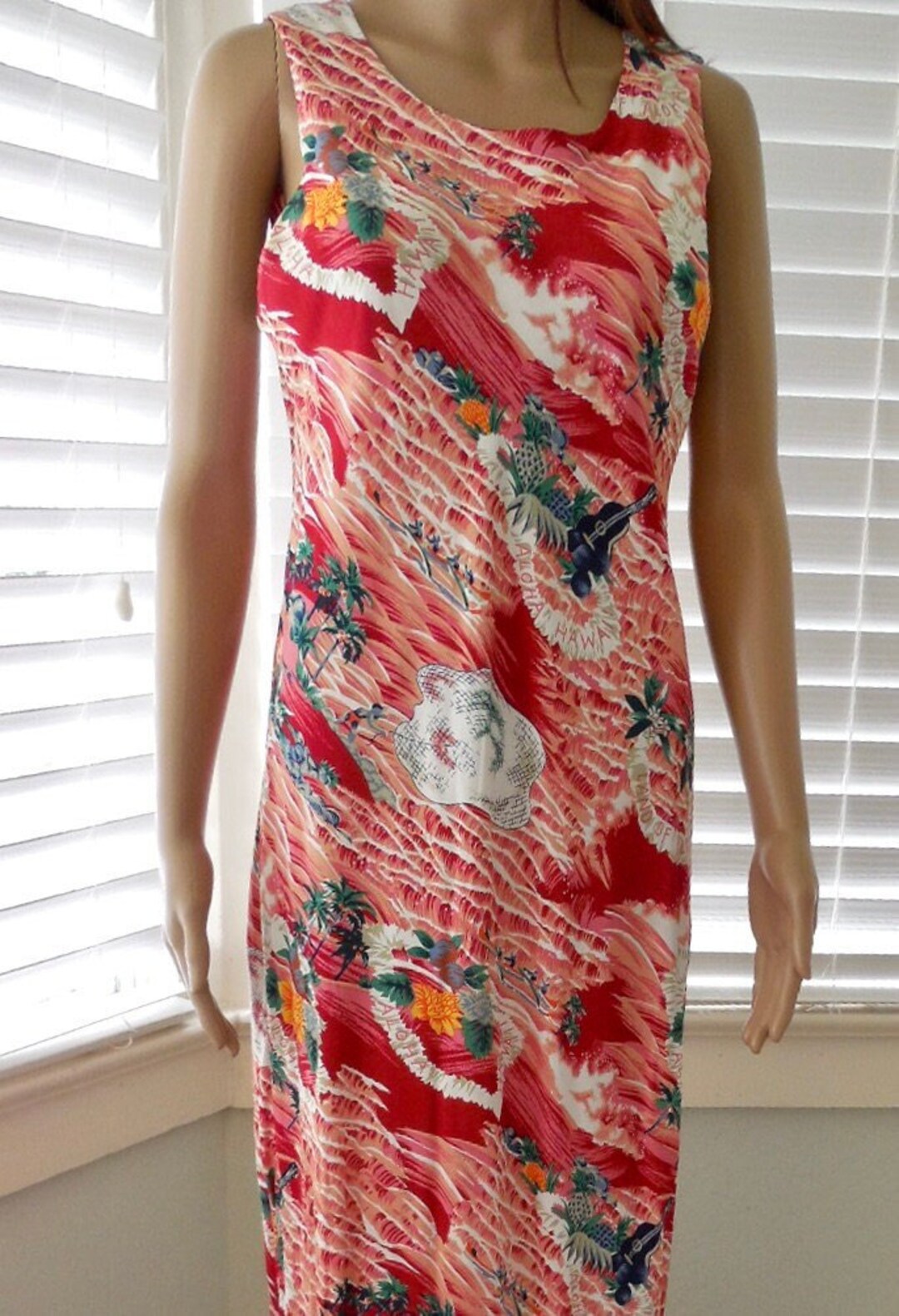 Honolulu print maxi & top set main image 0